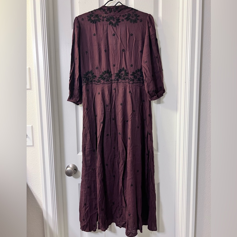 ⭐️Free People Embroidered Fable Midi Dress - Picture 3 of 3